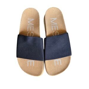 Message Mullen Ripple Slide Midnight Sandal size 39 9 8.5